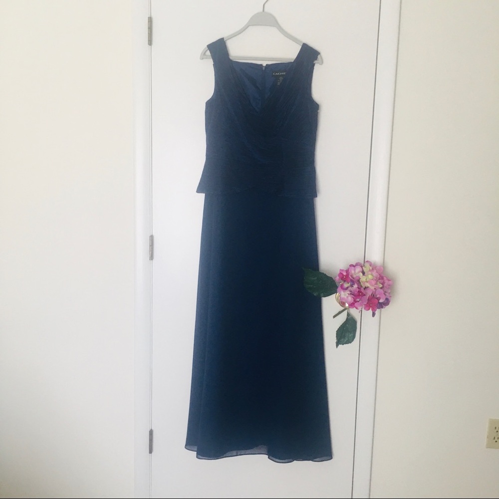 Cachet blue long gown